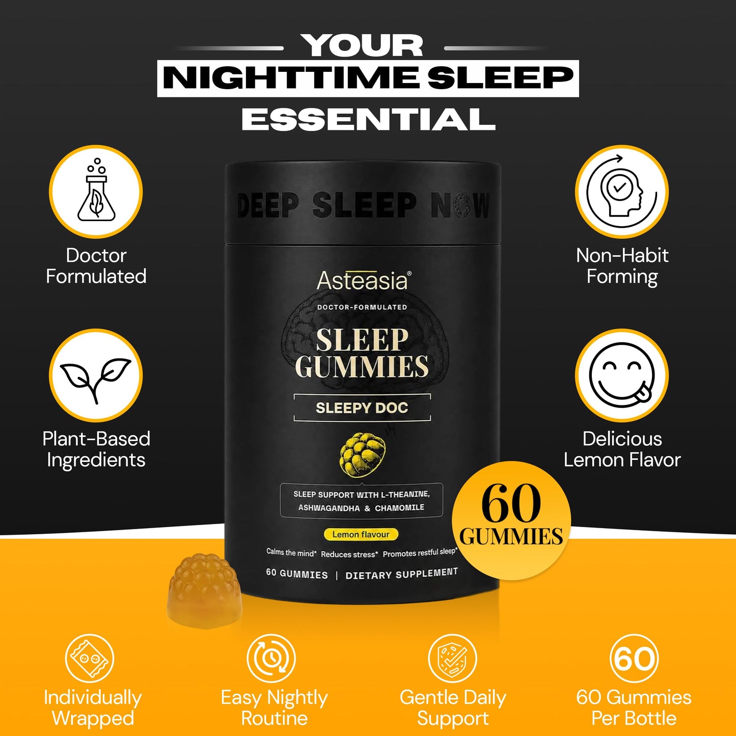 Asteasia Sleep Gummies 1 Gummy