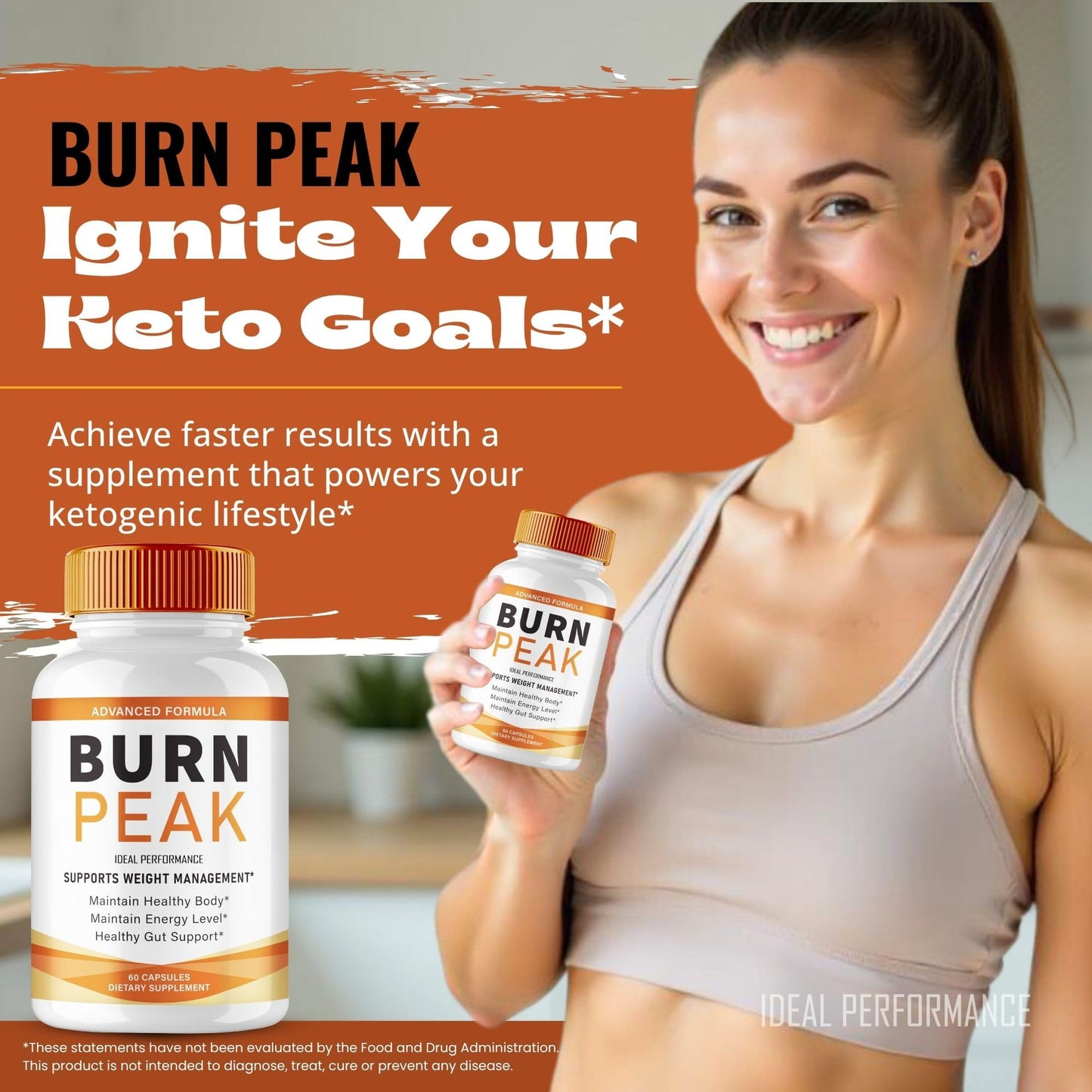 IDEAL PERFORMANCE Burn Peak Capsules 300