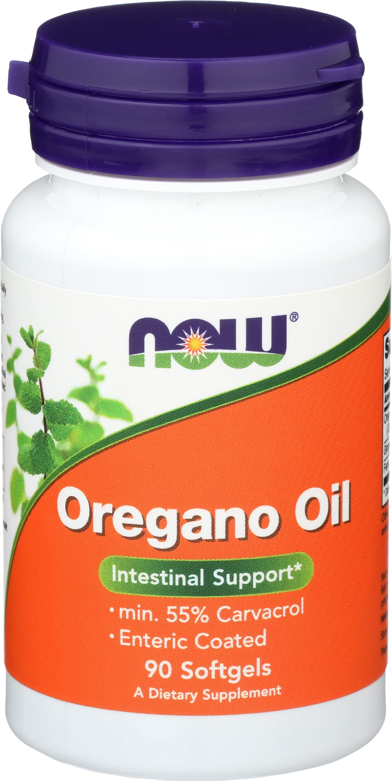 NOW Foods Oregano Oil Enteric Coated SG Capsule, 90 Count