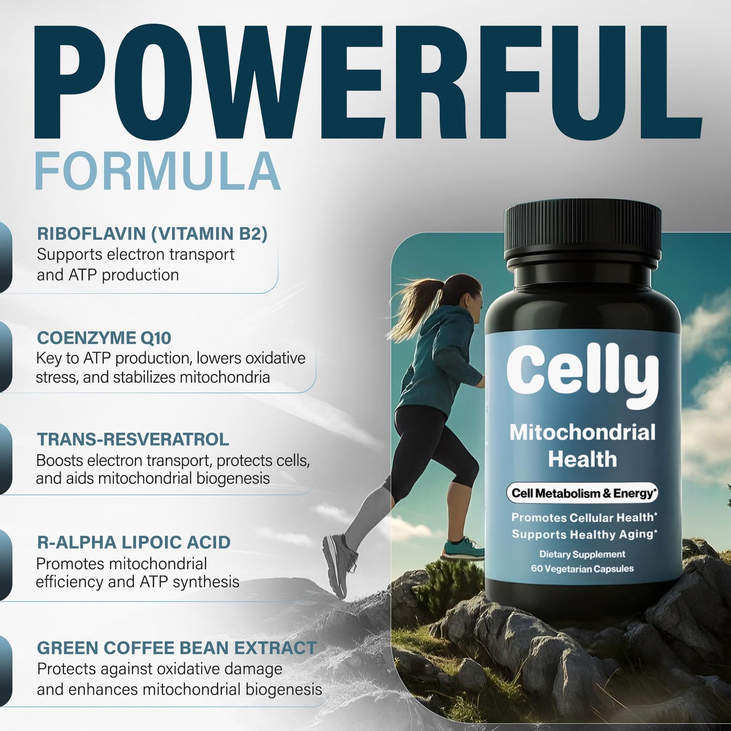 Celly Mitochondrial Health Capsule 60 Count
