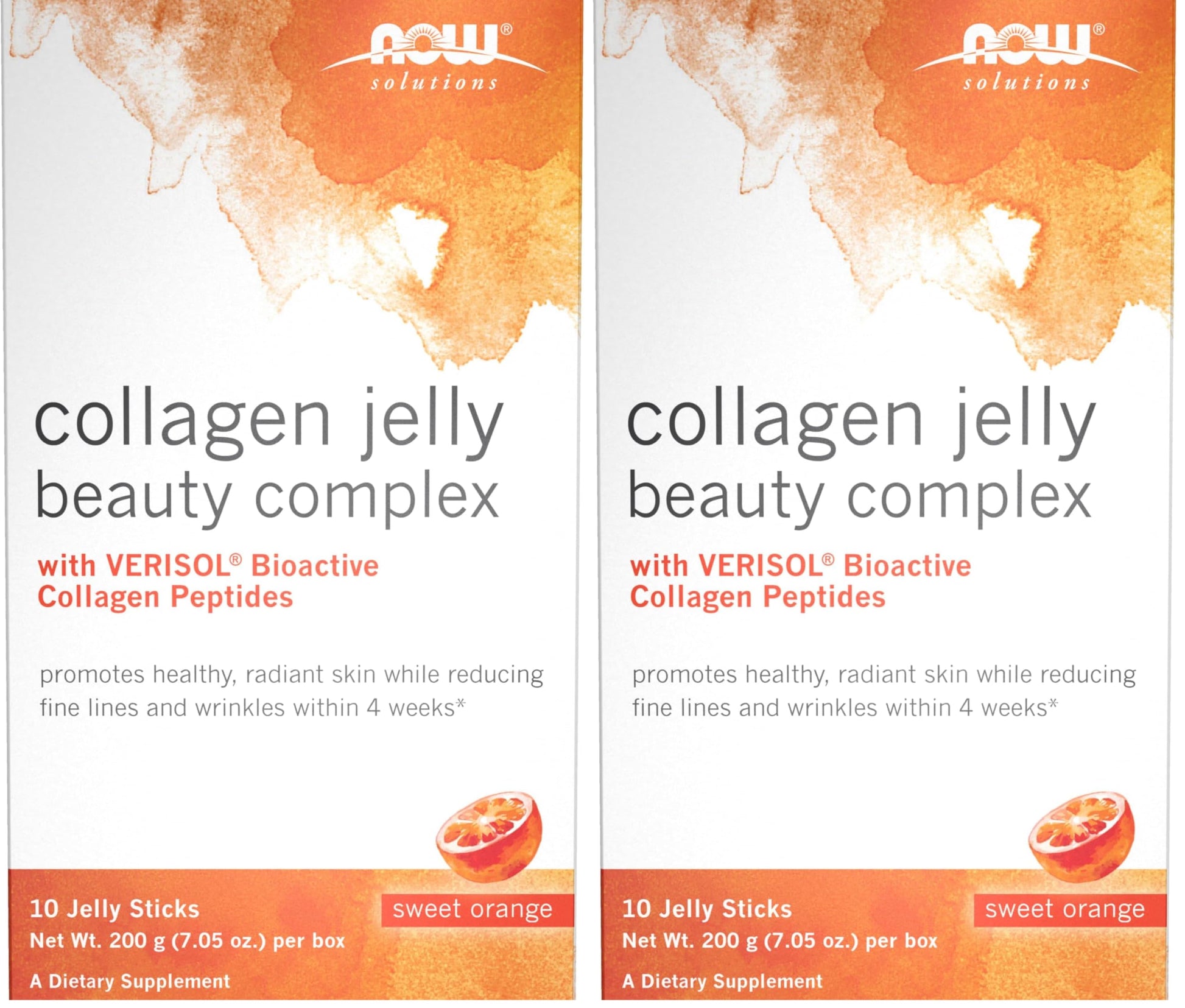 NOW Foods Collagen Jelly Beauty Complex Chewable 20 Sticks