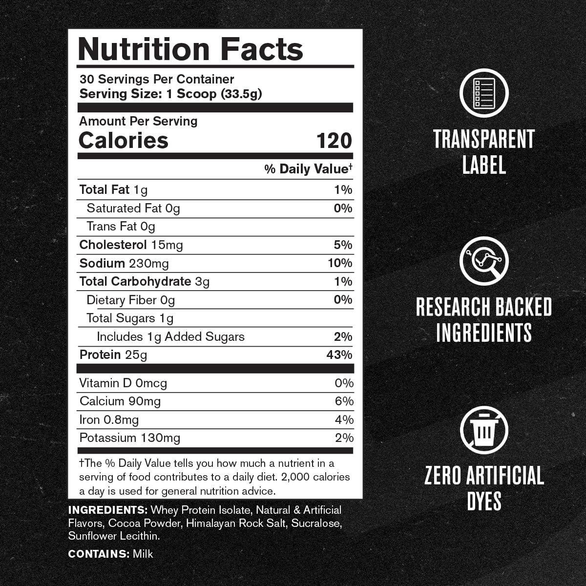 Jacked Factory ISO Whey Protein Isolate Powder 30 Servings