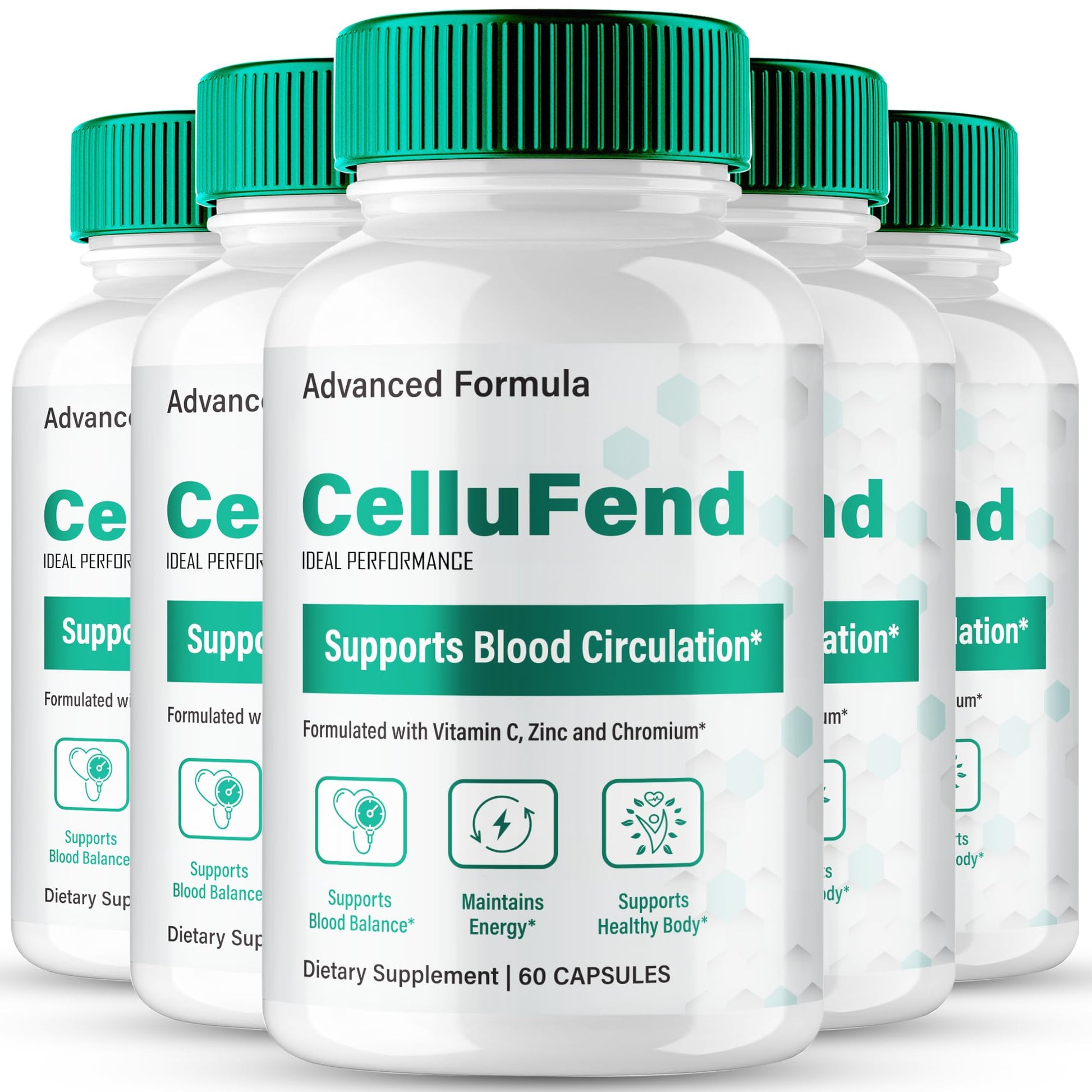IDEAL PERFORMANCE Cellufend Advanced Blood Formula Capsules, 300 Capsules