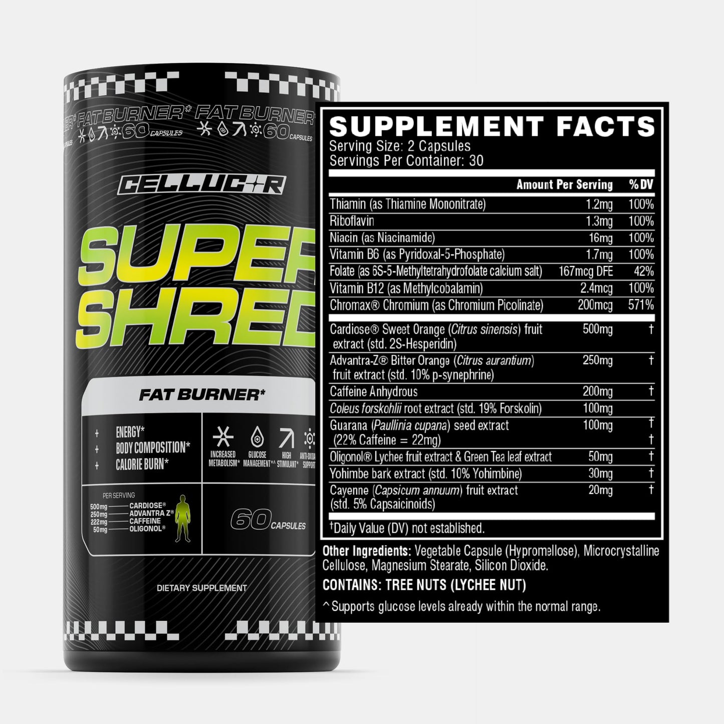 Cellucor Super Shred Fat Burner Capsule 60 Count