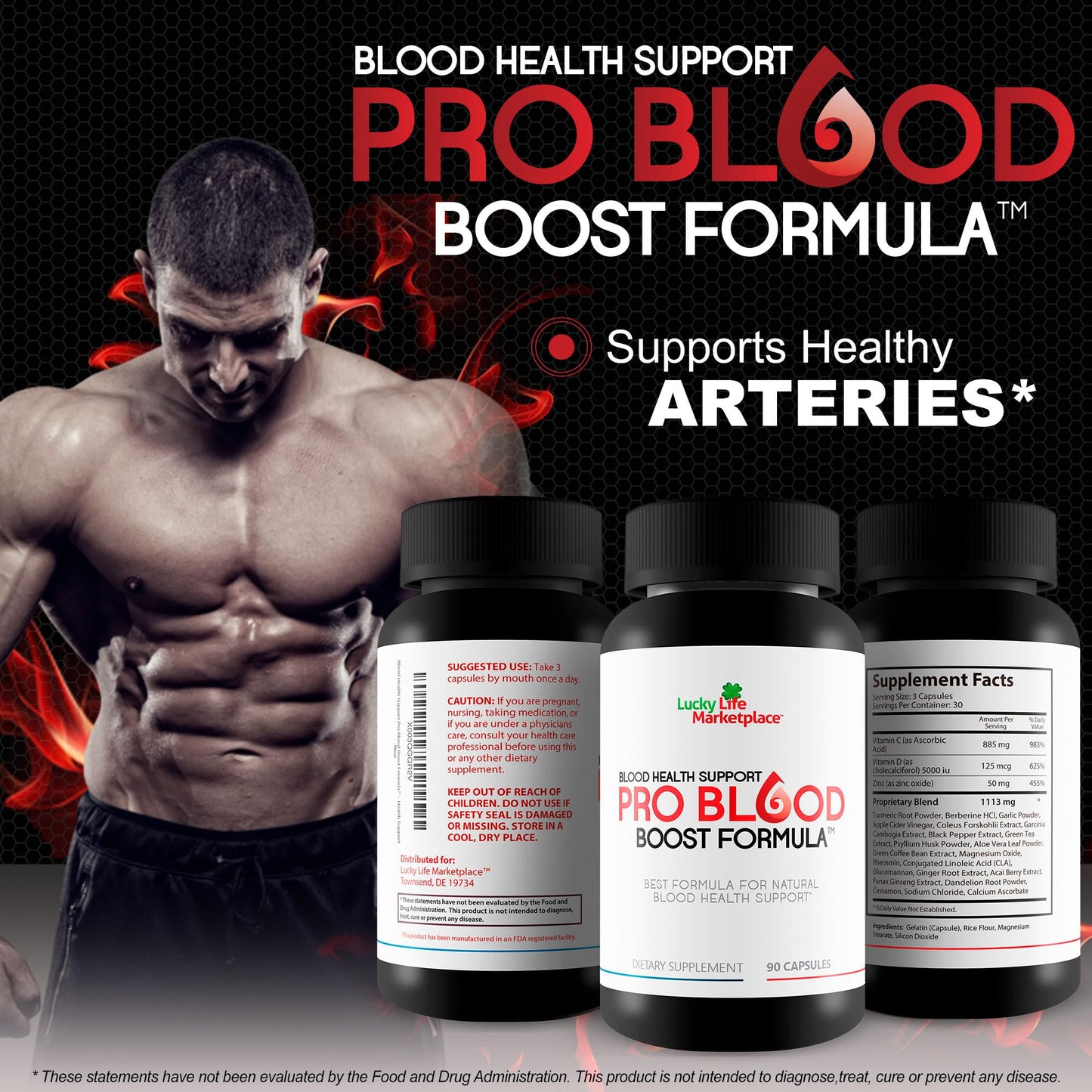Generic Blood Health Support Pro Blood Boost Formula Capsule, 1 Count