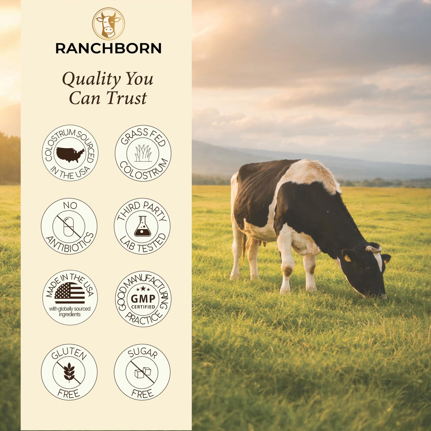 RANCHBORN Colostrum Powder 4.23 Ounce