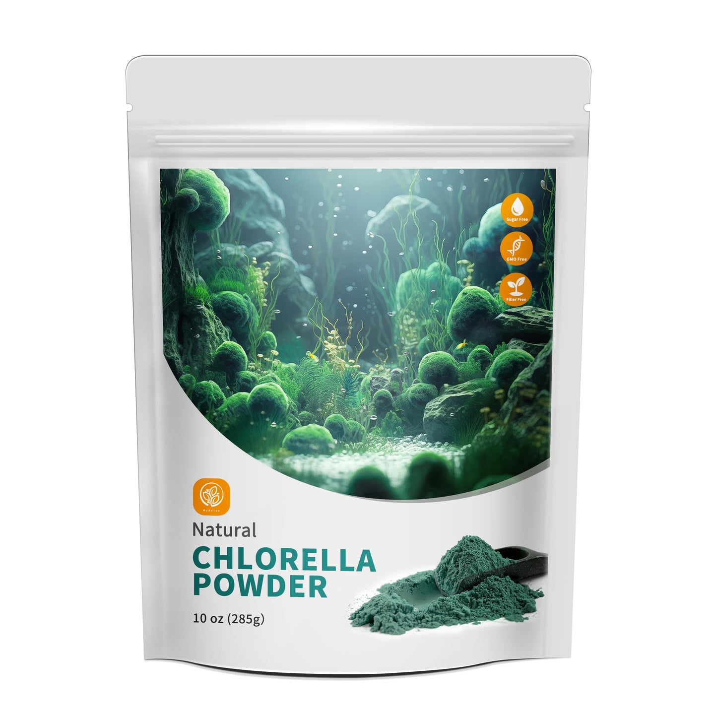 Hudetex Chlorella Powder 9.99 Ounce