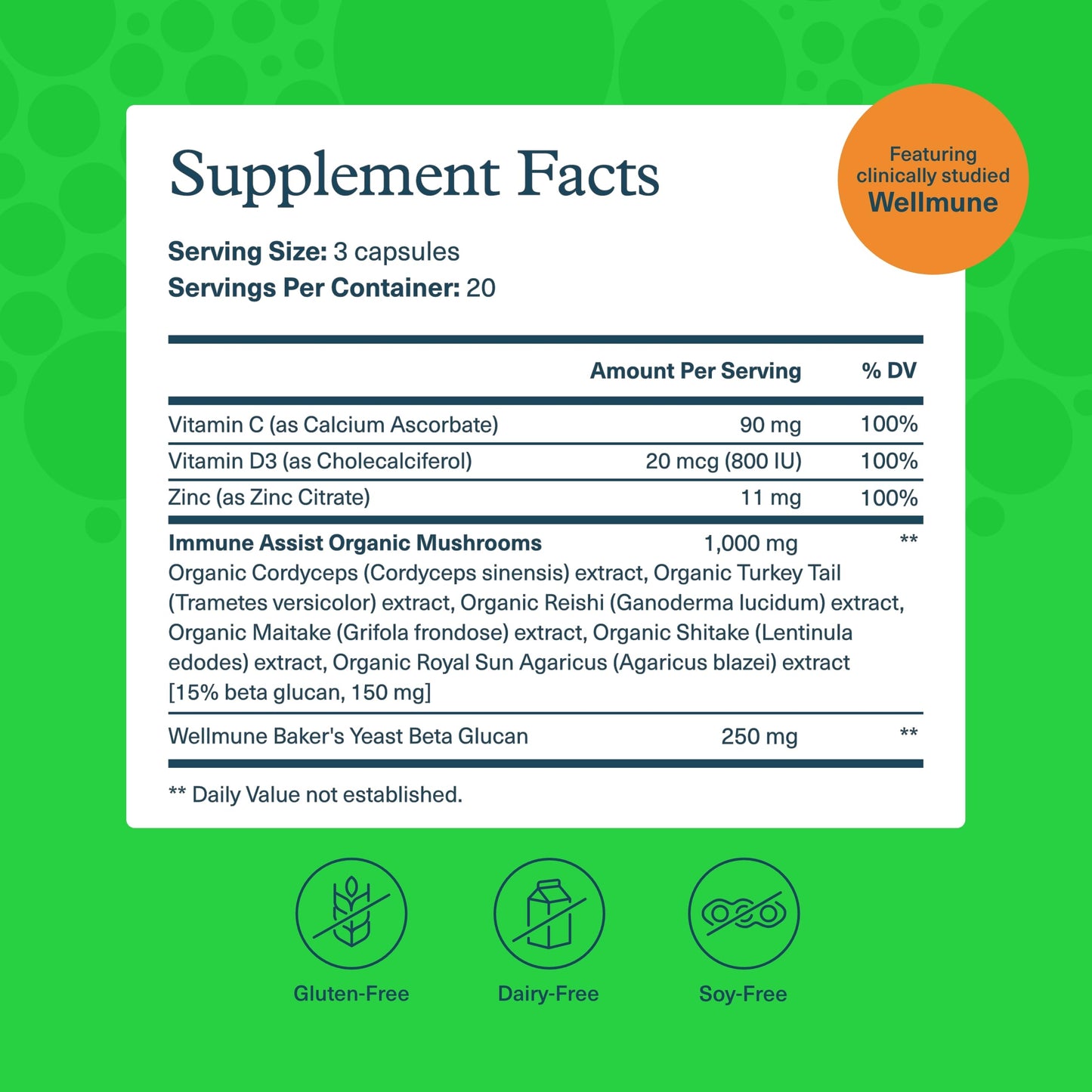 Youtheory Immune+ Daily Wellness, 60 Vegetarian Capsules