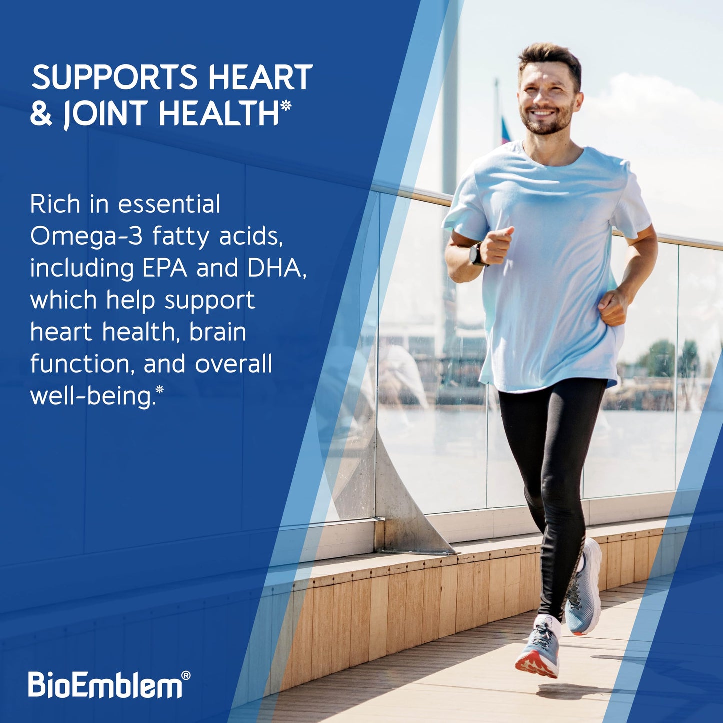 BioEmblem Omega-3 Fish Oil 2000mg Capsule, 120 Count