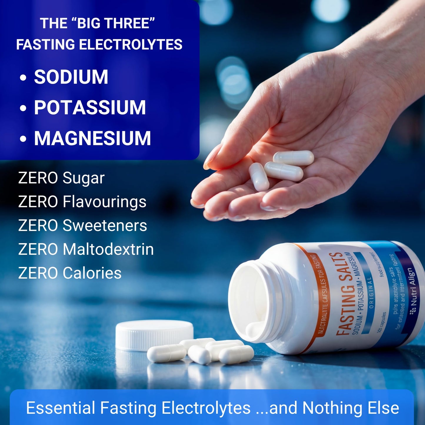 Nutri-Align Fasting Salts Electrolytes Original Capsule 120