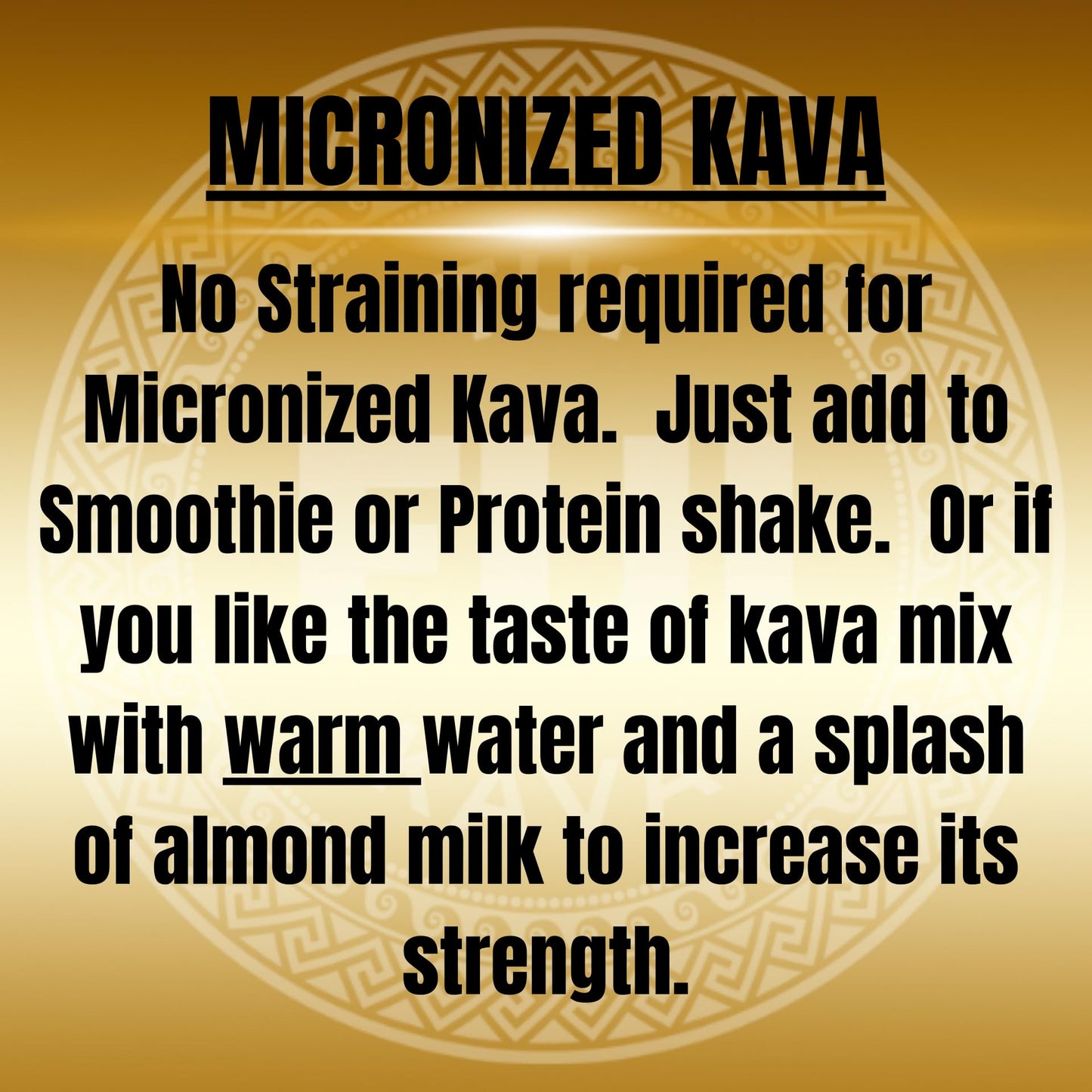 TUI KAVA Noble Kava Root Powder Micronized, 3.5 oz