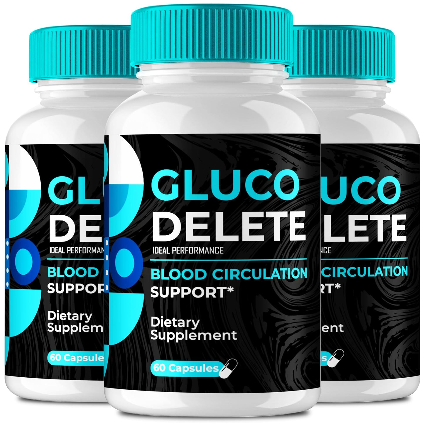 IDEAL PERFORMANCE Gluco Delete Advanced Blood Formula Capsules 180 Count