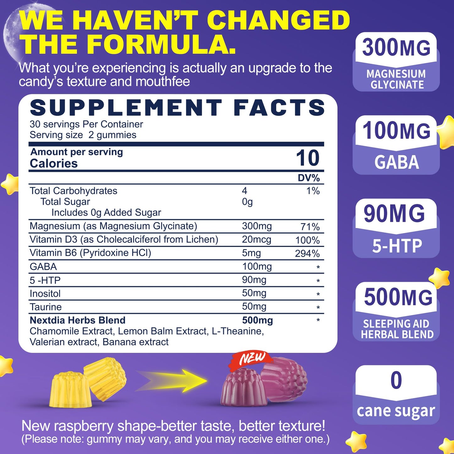 Nextdia Melatonin-Free Sleep Gummies 60 Count