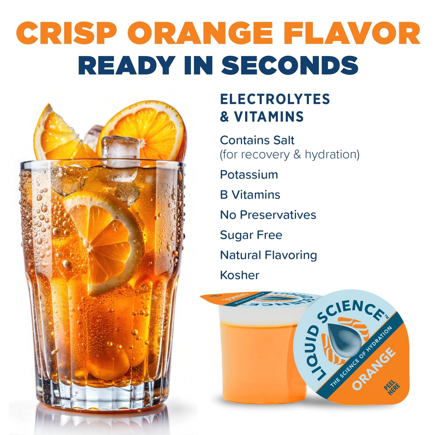 Java House Liquid Science Orange Single Serve Hydration Pods Capsule 12