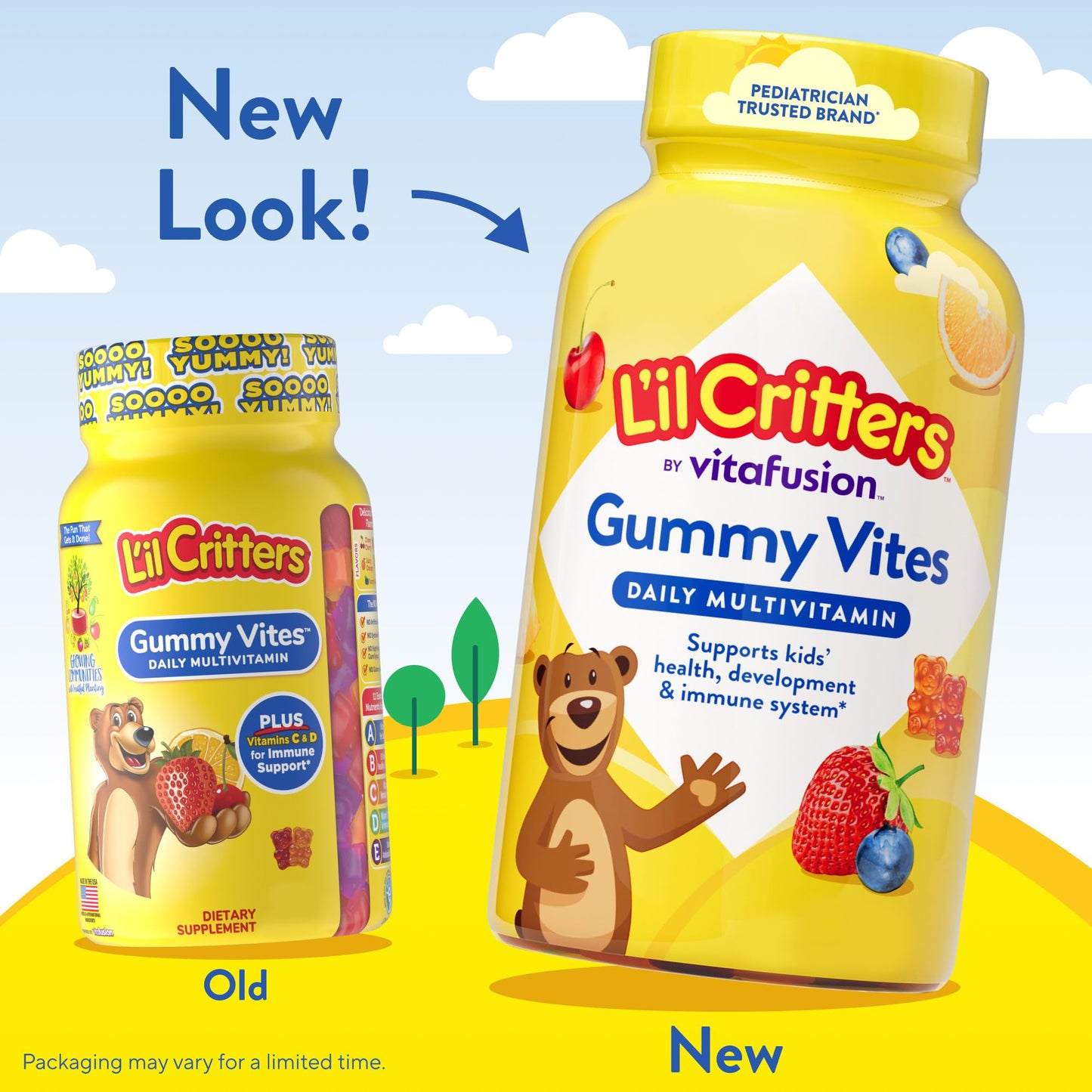Lil Critters Gummy Vites Daily Kids Multivitamins, 190 Gummies