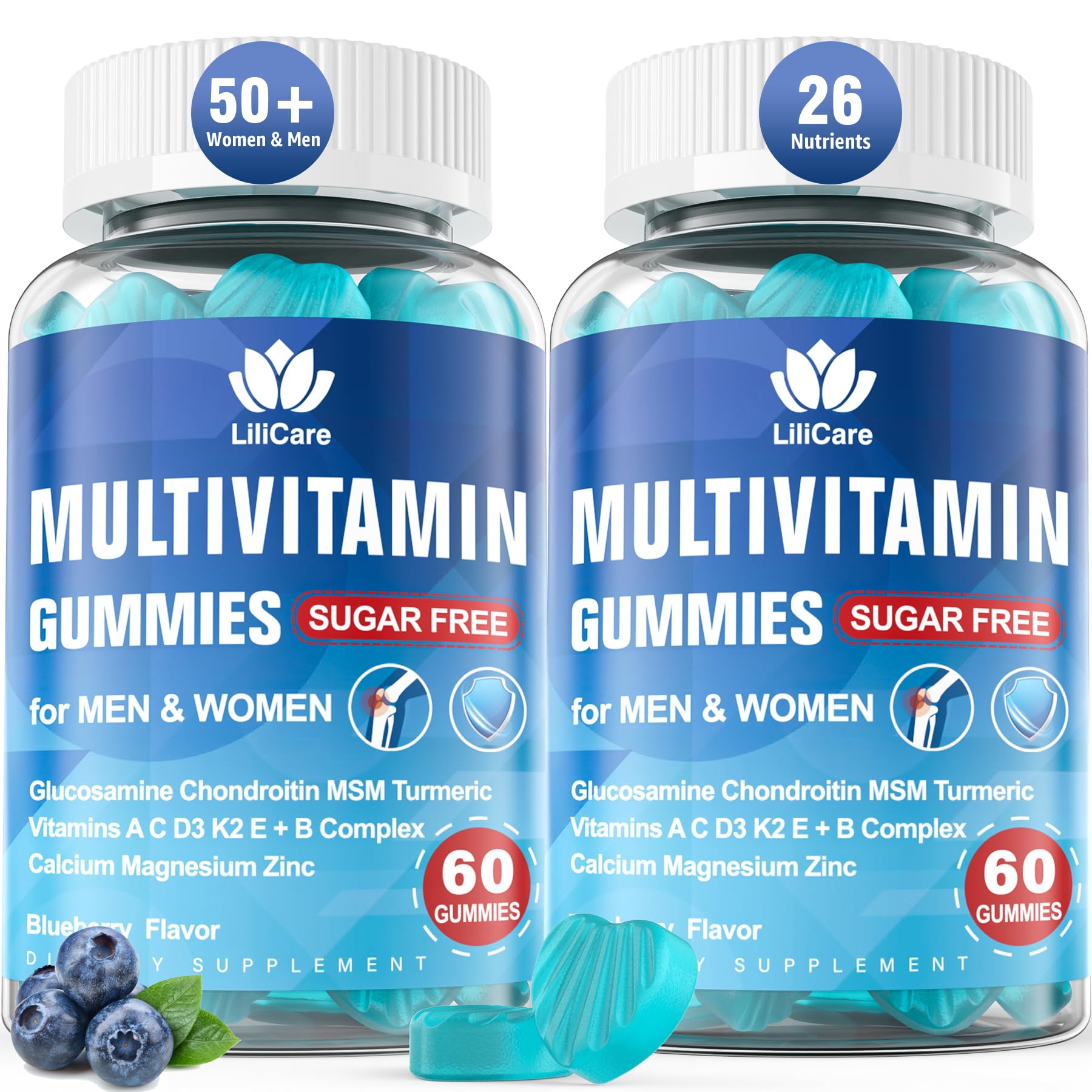 LILICARE Methylated Multivitamin Gummies 120 count