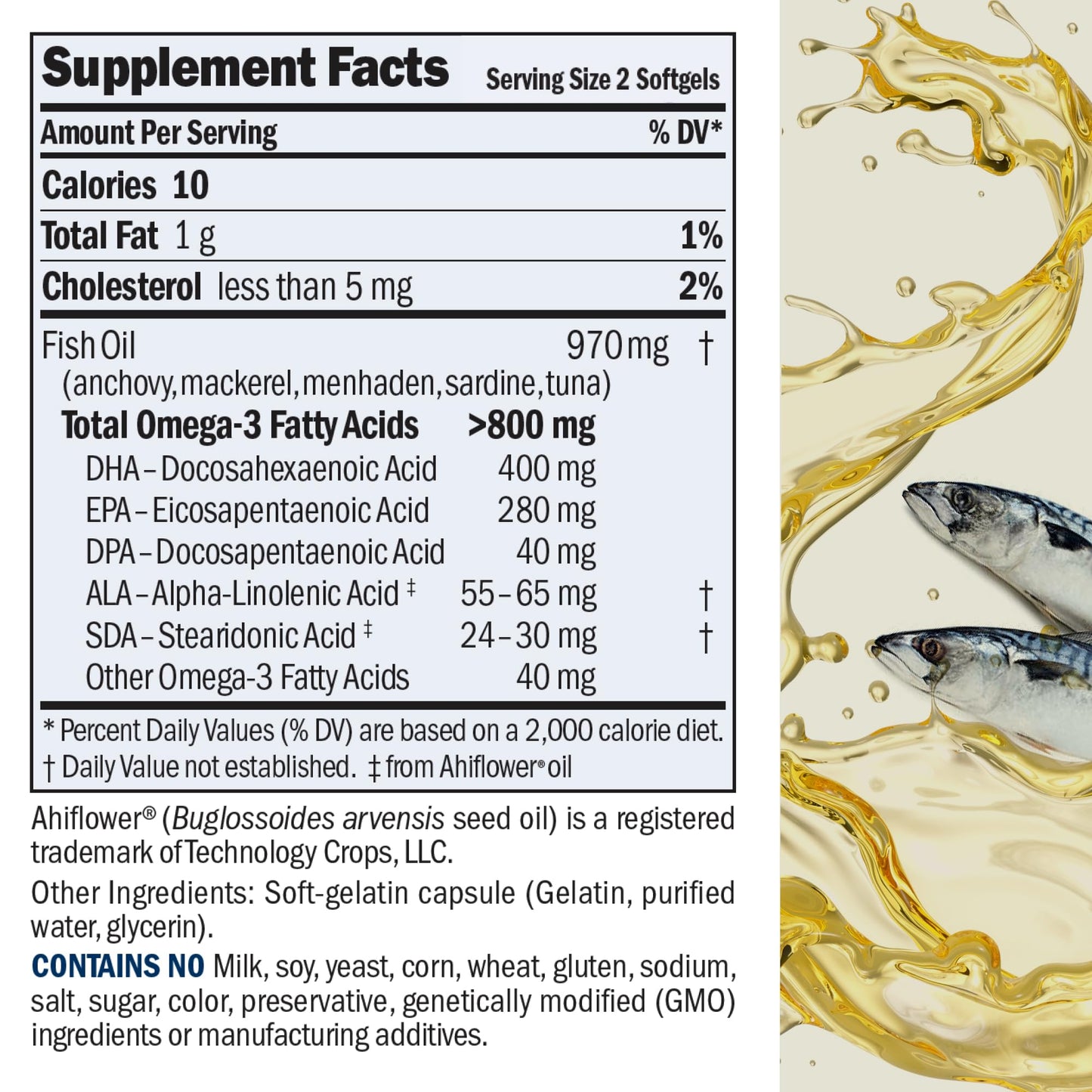 ANDREW LESSMAN Essential Omega-3 Fish Oil High DHA 180 Capsules