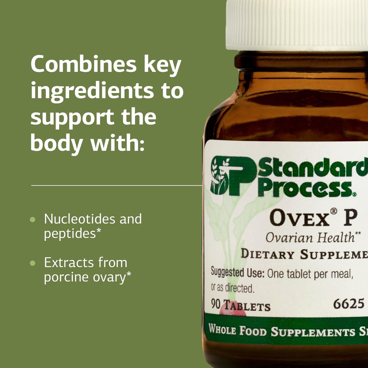 Standard Process Inc. Ovex P Tablets, 90 Count