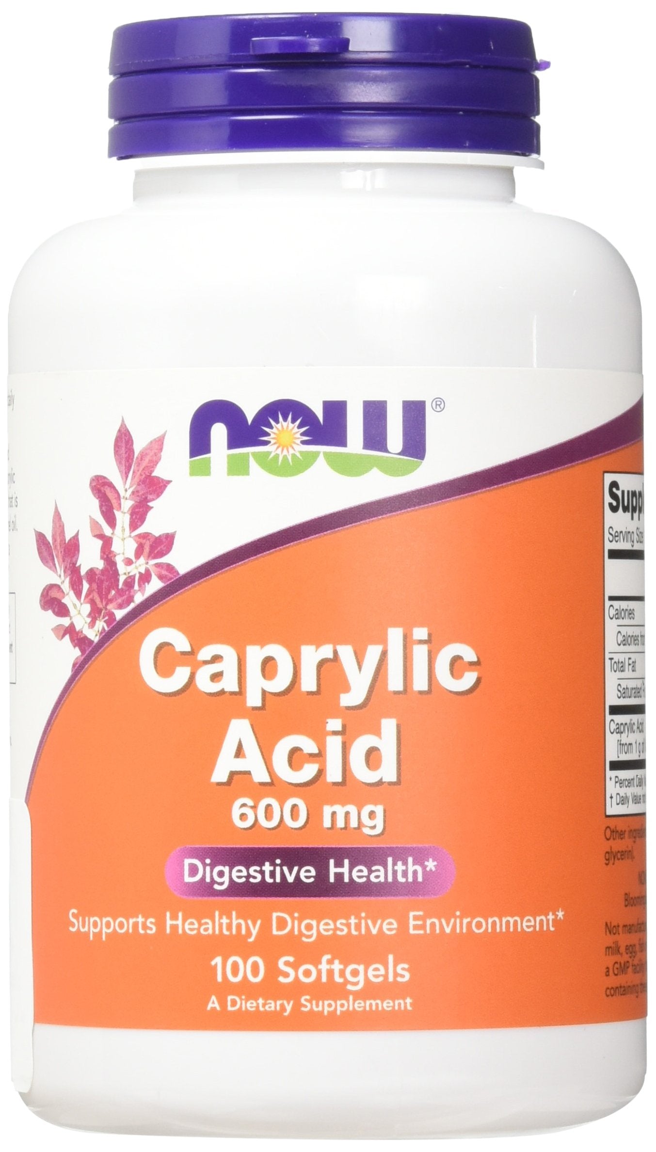 NOW Foods Caprylic Acid Softgels 200