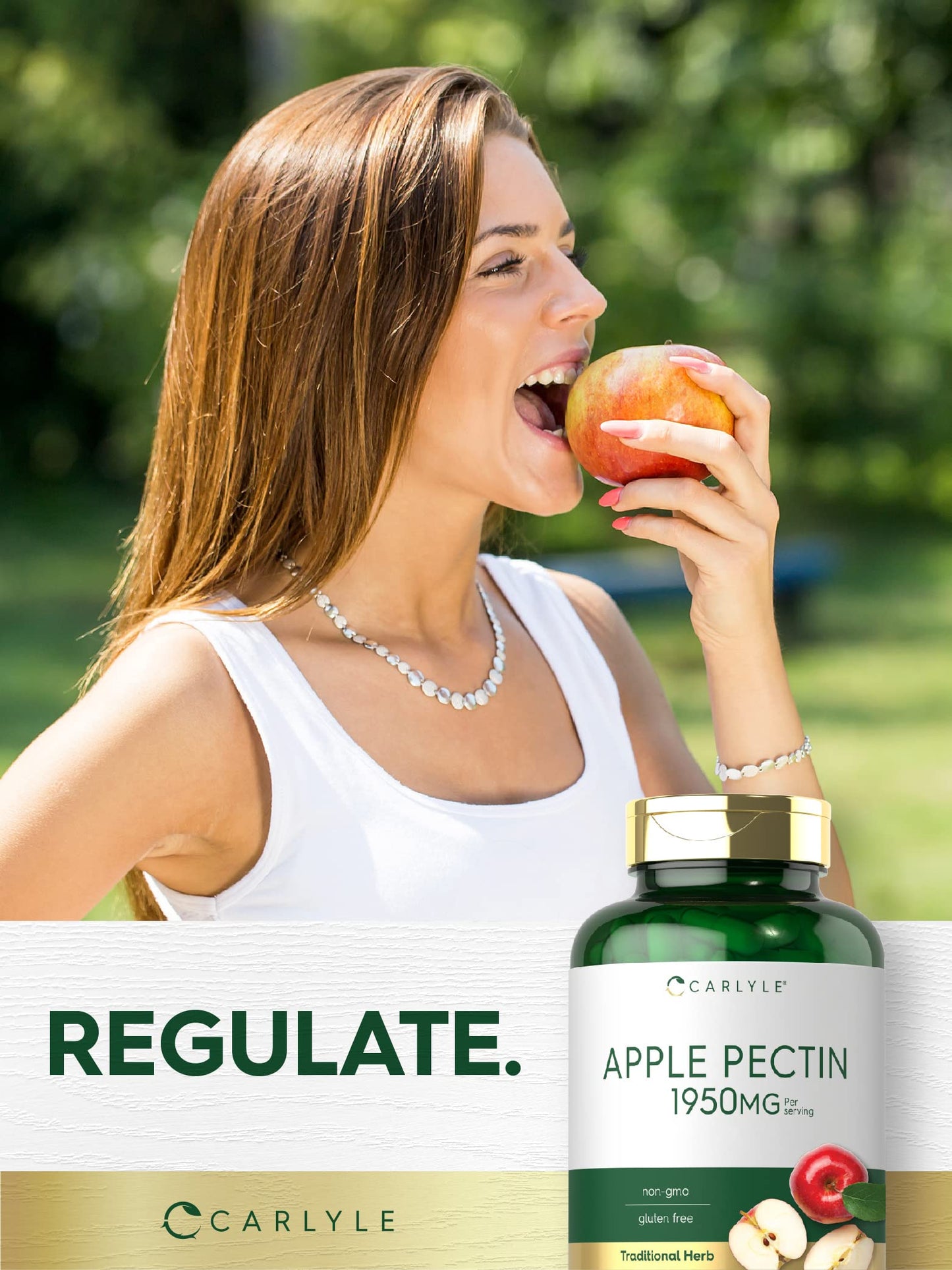 Carlyle Apple Pectin Capsules 150 Count