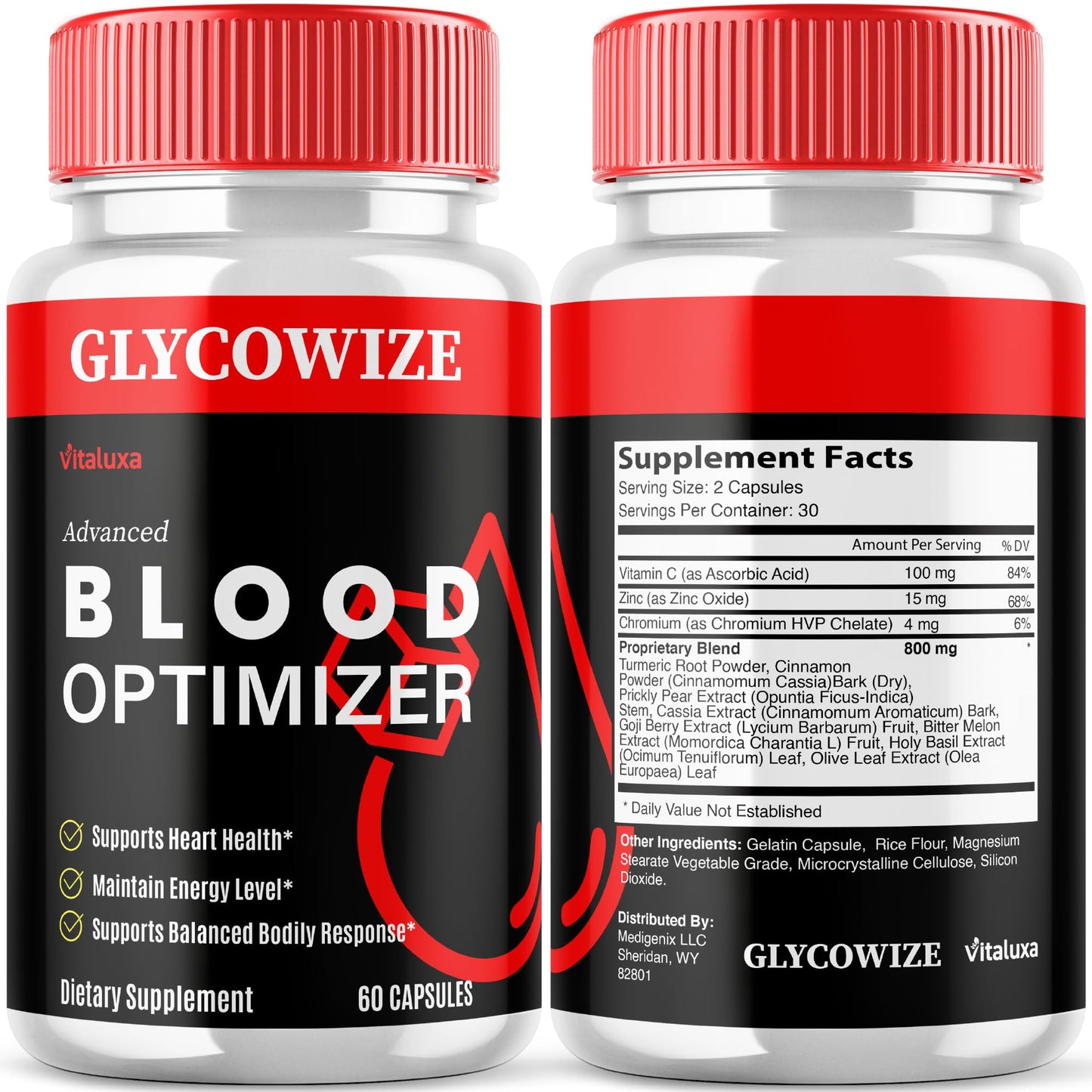Vitaluxa Glycowize Glycogen Support Capsules, 120 Capsules