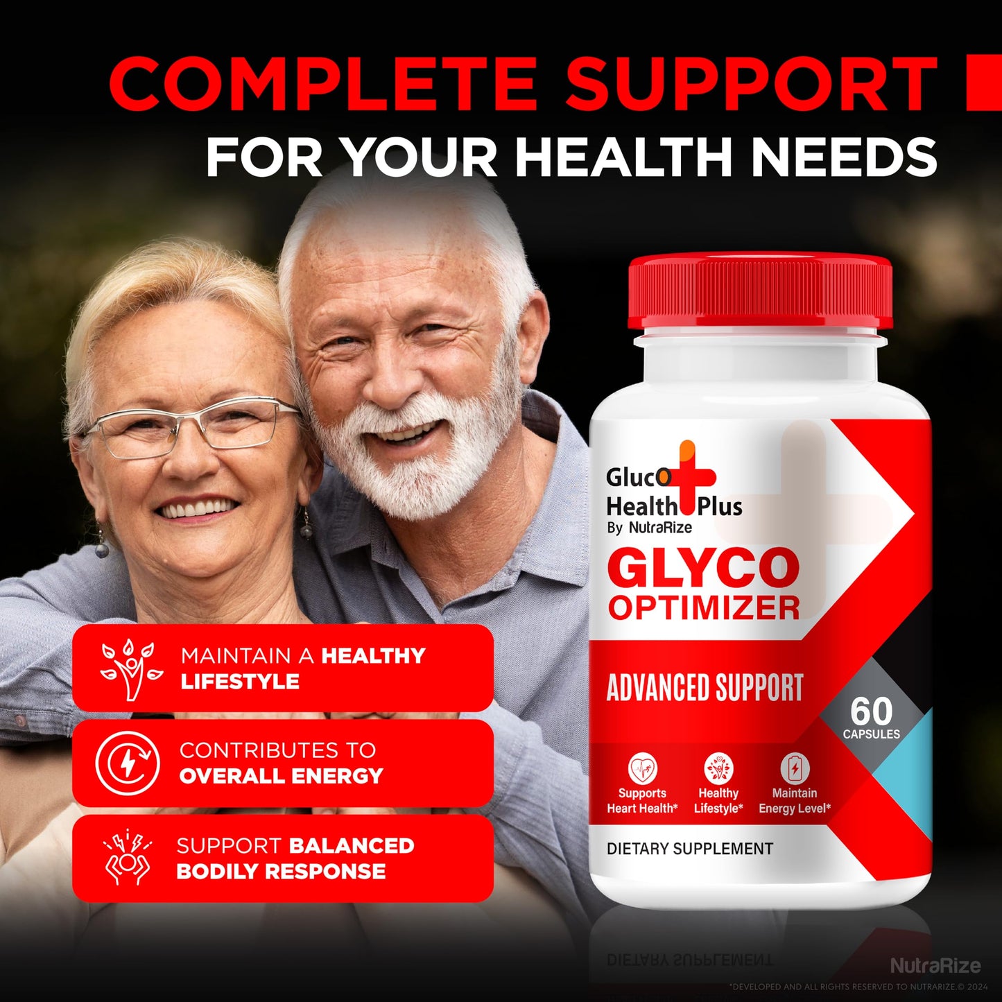 NutraRize Gluco Health Plus Capsule 180 Capsules