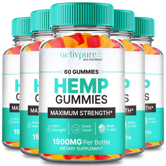 Ideal Performance Activ Pure Hemp Gummies, 300 Gummies