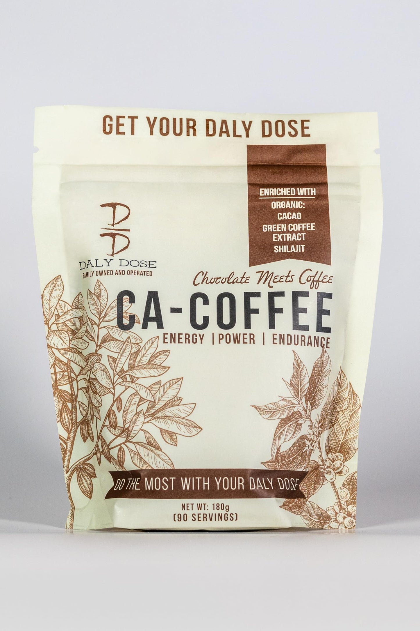 Daly Dose Ca-Coffee Powder 6.35 Ounce