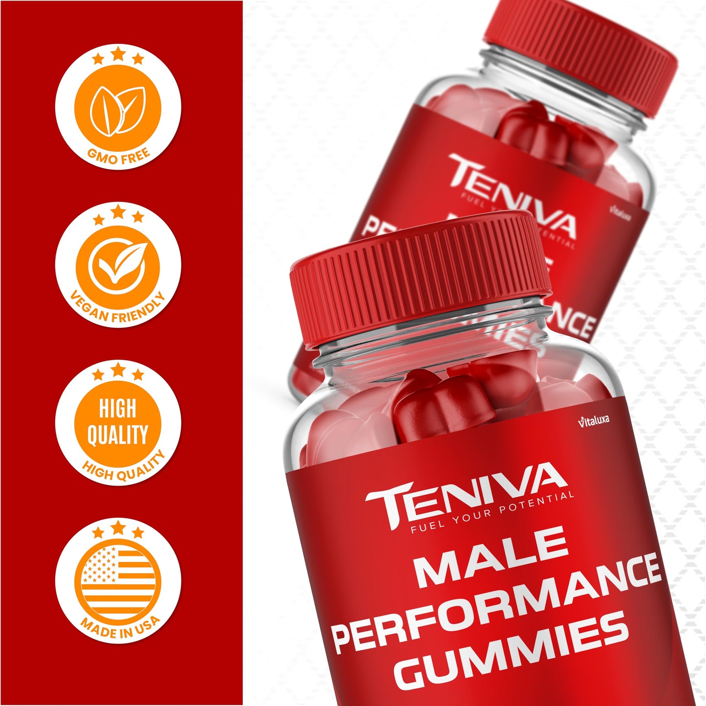 Vitaluxa Teniva Gummies 60 Count