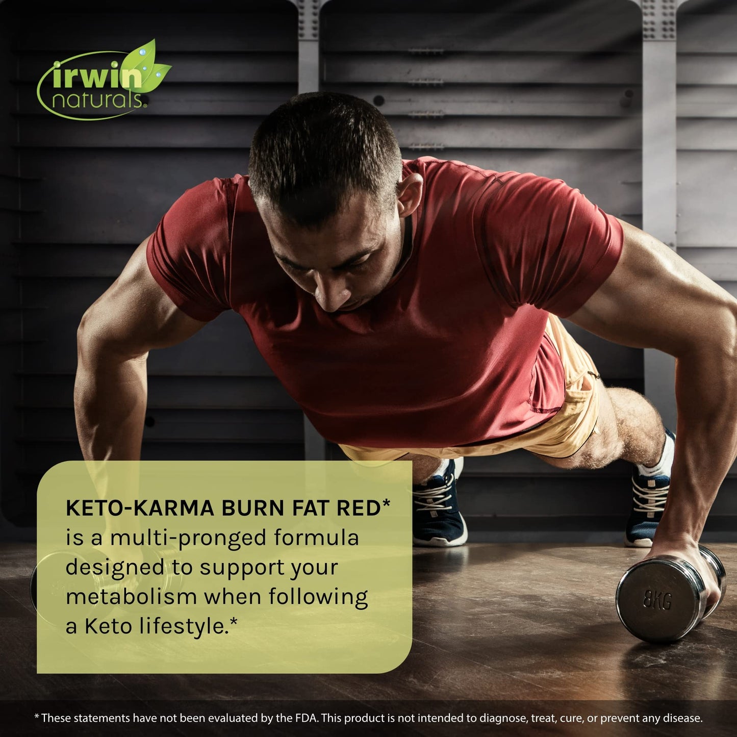 Irwin Naturals Keto-Karma Burn Fat Red Capsules, 72 Count