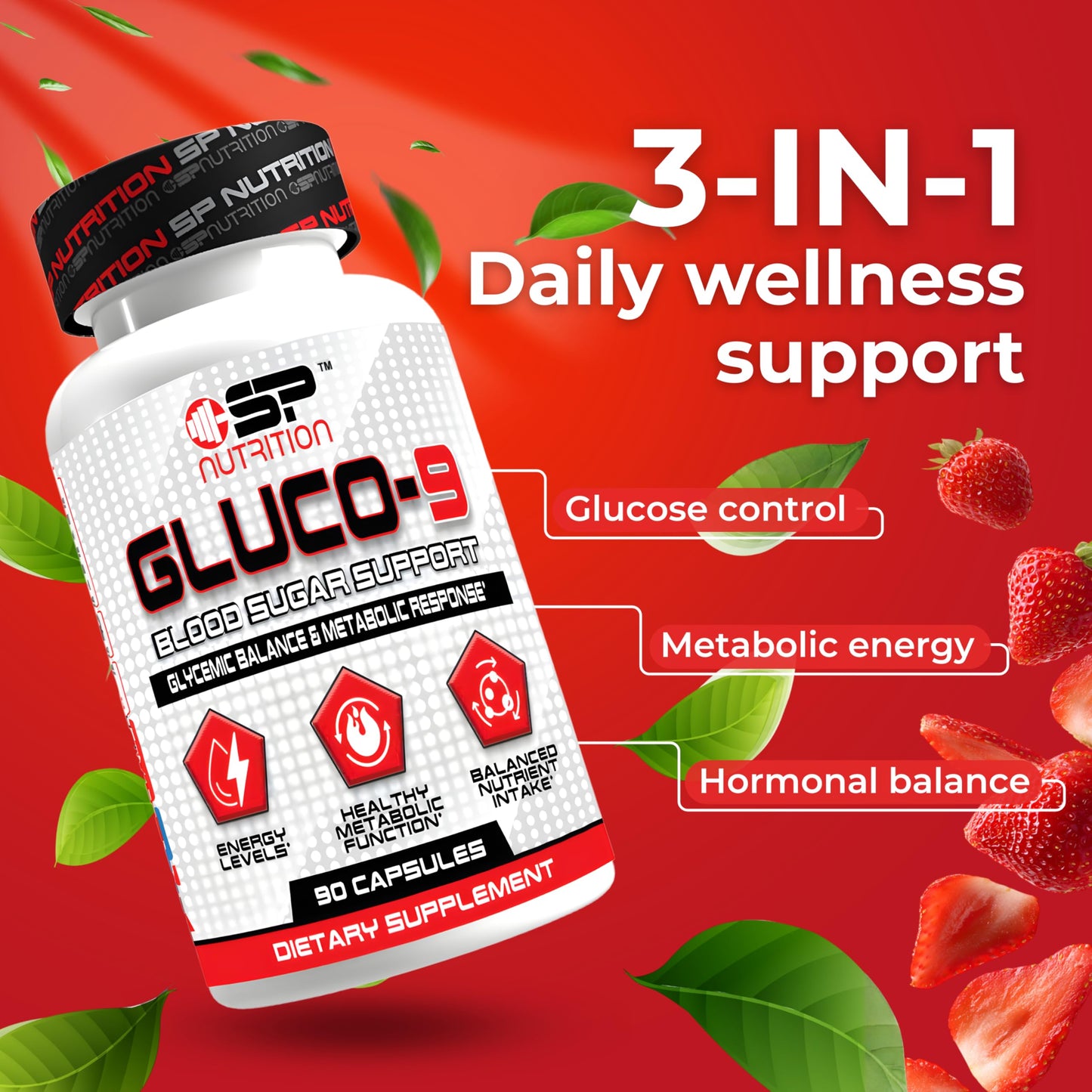 S Nutrition Gluco 9 Capsule 120