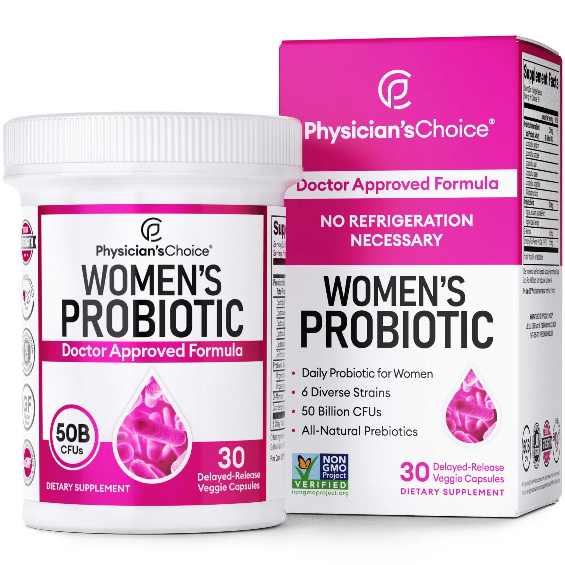 Jogi Women’s Probiotic with Prebiotic and Cranberry Fruit Powder, 1