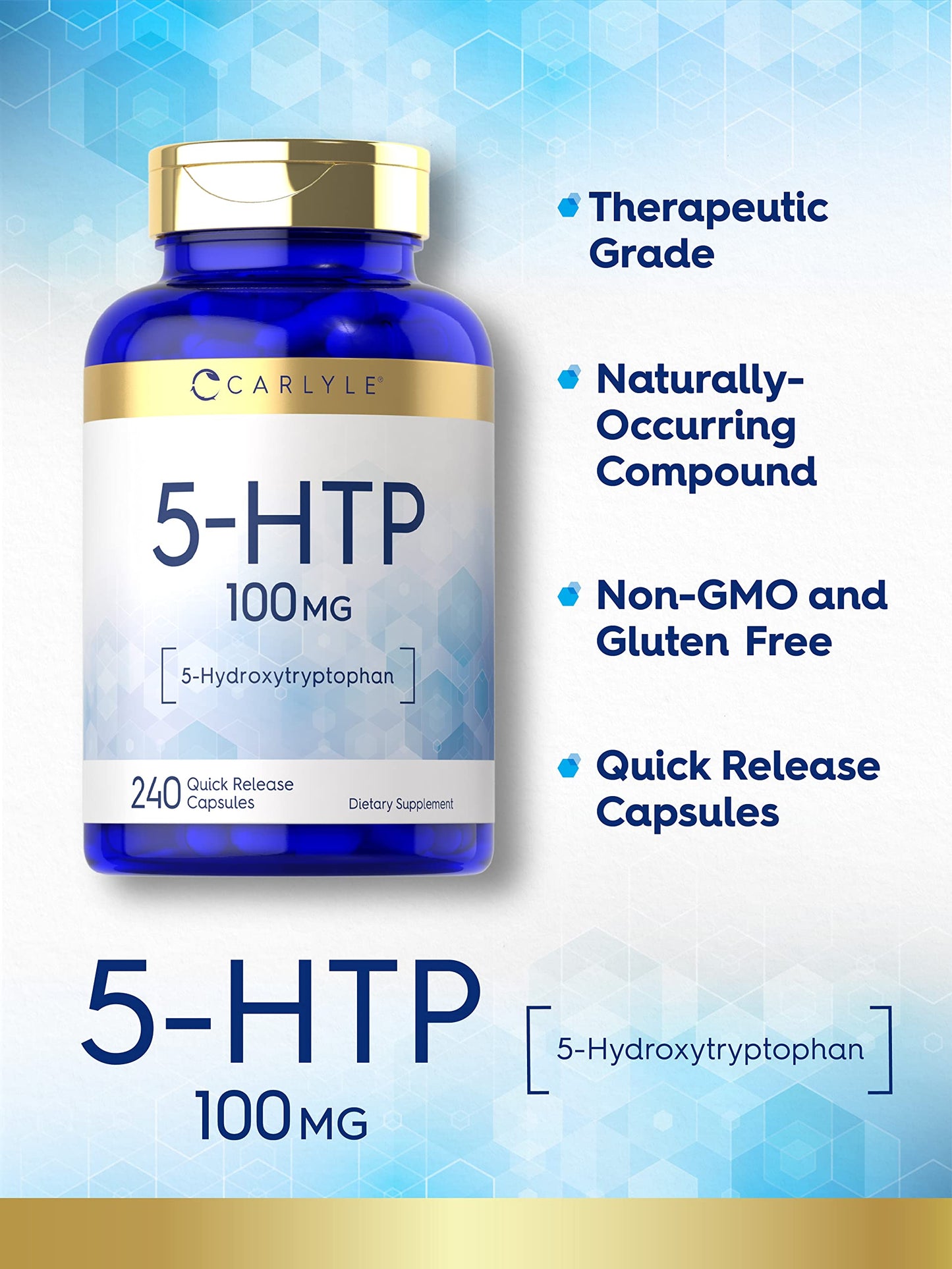 Carlyle 5-HTP 100 mg Capsule 240 Capsules