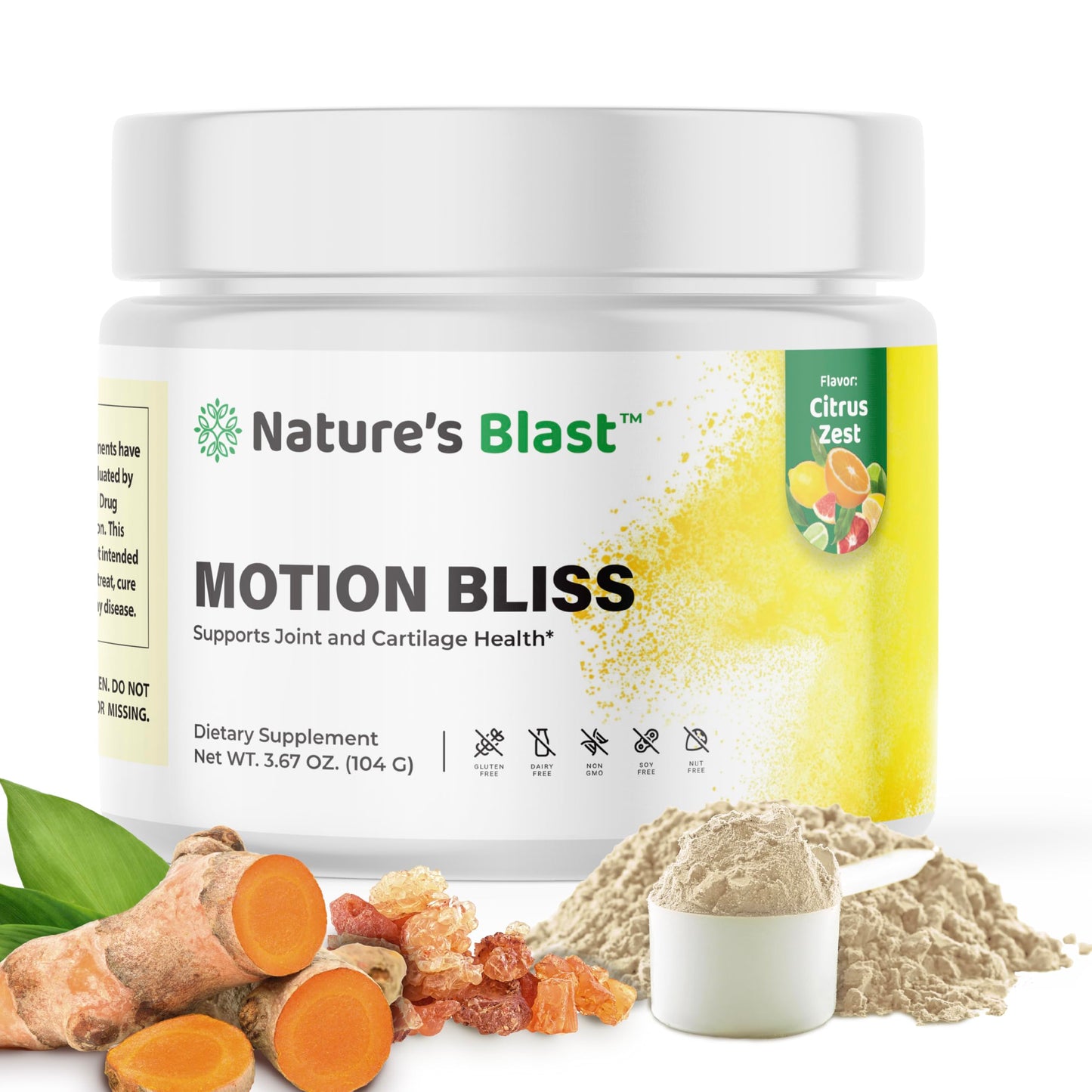 NATURES BLAST Motion Bliss Joint Supplements for Men & Women Powder 3.67 oz