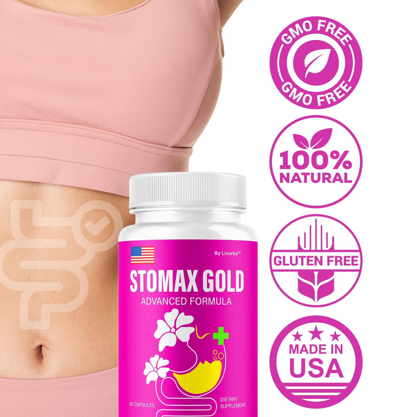 LIVORKA Stomax Gold 300 Capsules