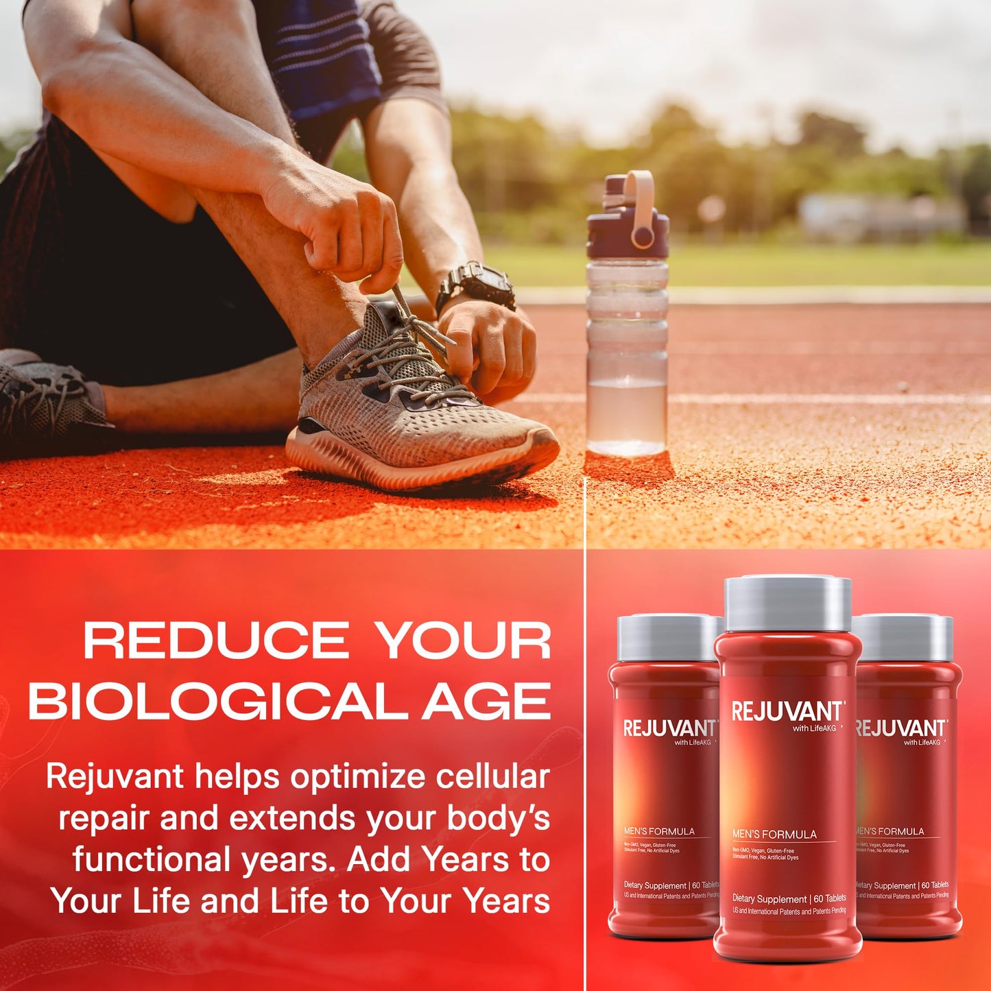 Rejuvant Calcium Alpha-Ketoglutarate 1000mg Capsule, 120 Capsules