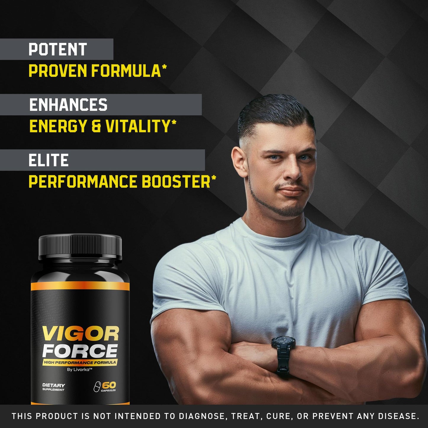 LIVORKA Vigor Force Capsules, 60 Count