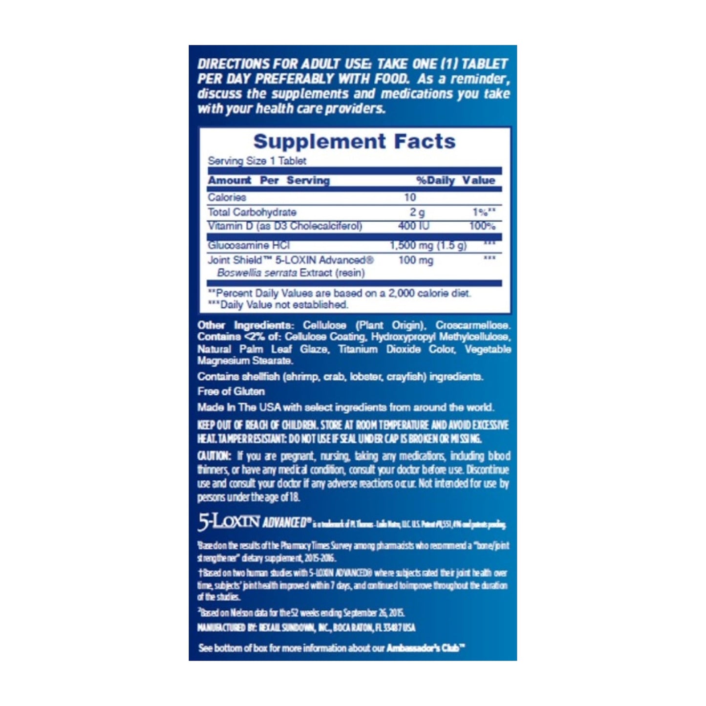 Osteo Bi-Flex Glucosamine with Vitamin D Tablet 60