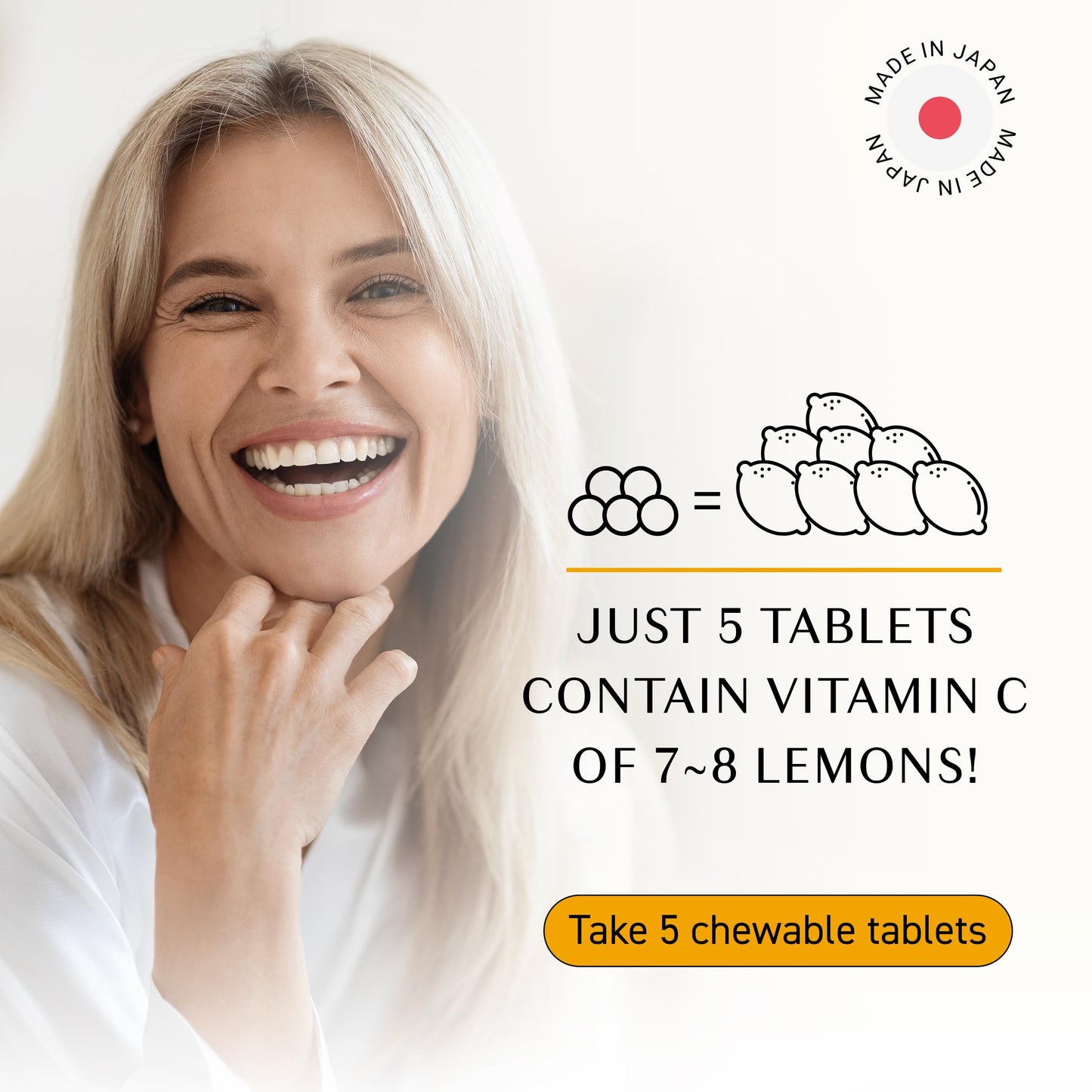 Umeken C-Balance Chewable Vitamin C Supplement, 4.8 Ounce