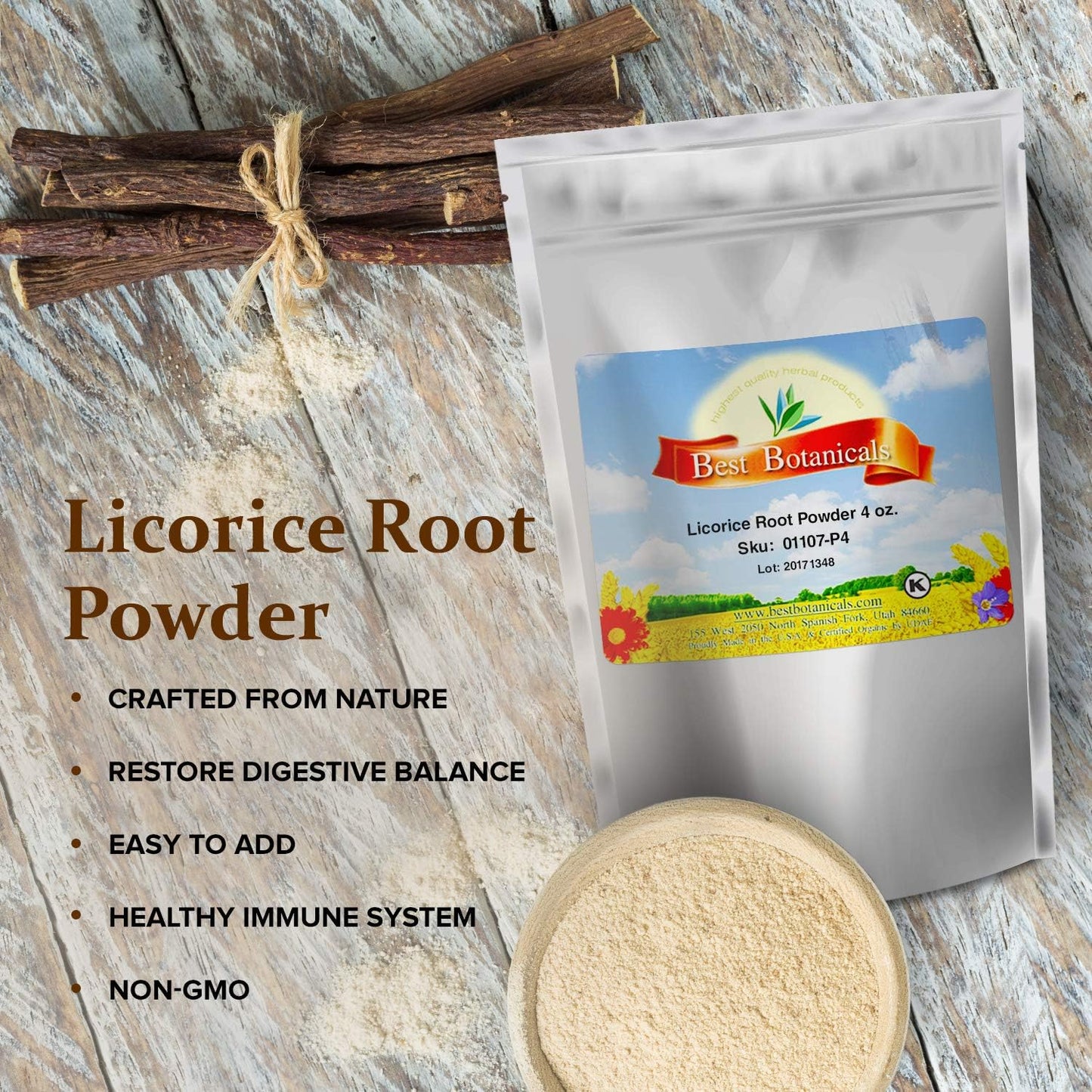 Best Botanicals Licorice Root Powder 4 oz