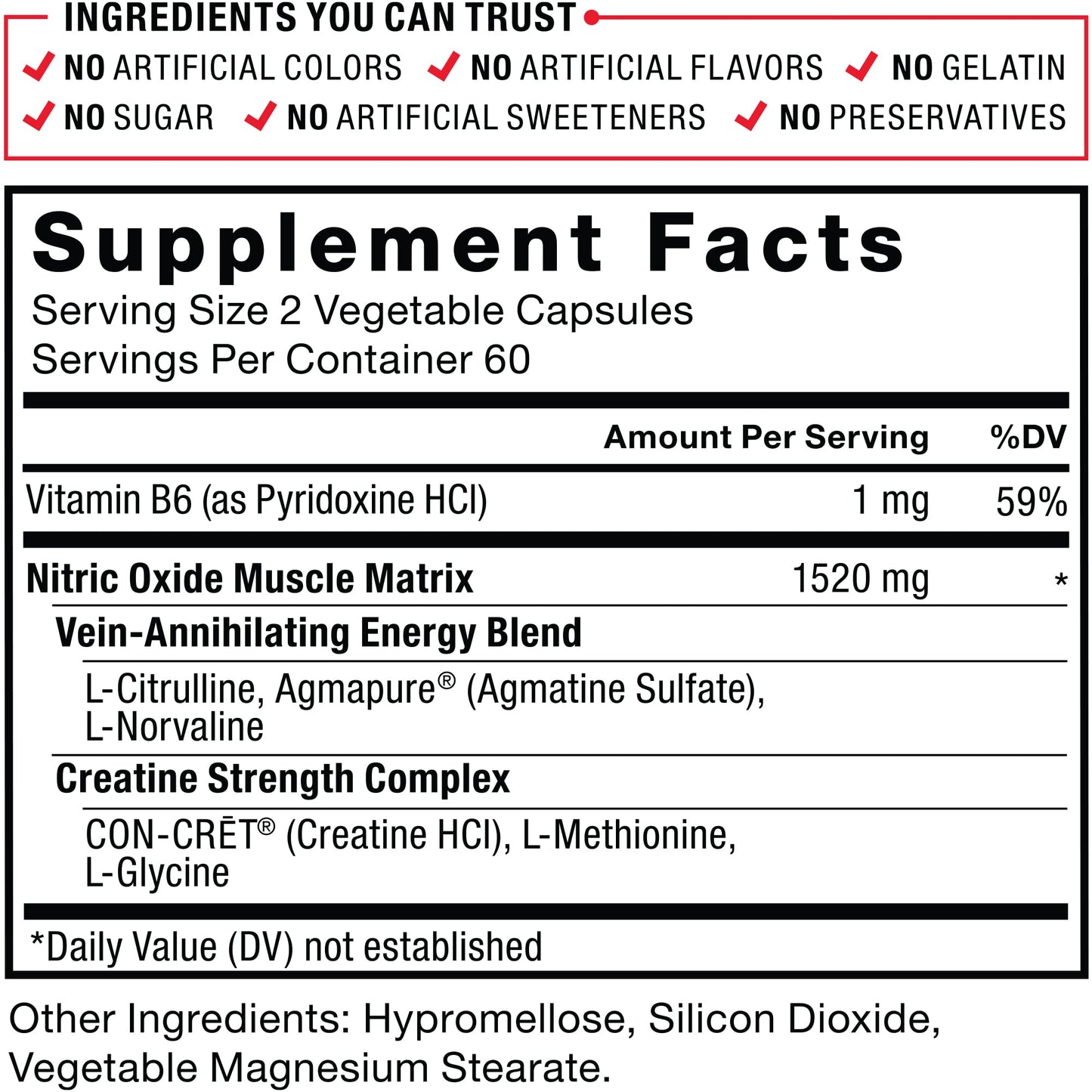 Force Factor Volcano Pre-Workout Nitric Oxide Booster Supplement for Men 360 Capsules