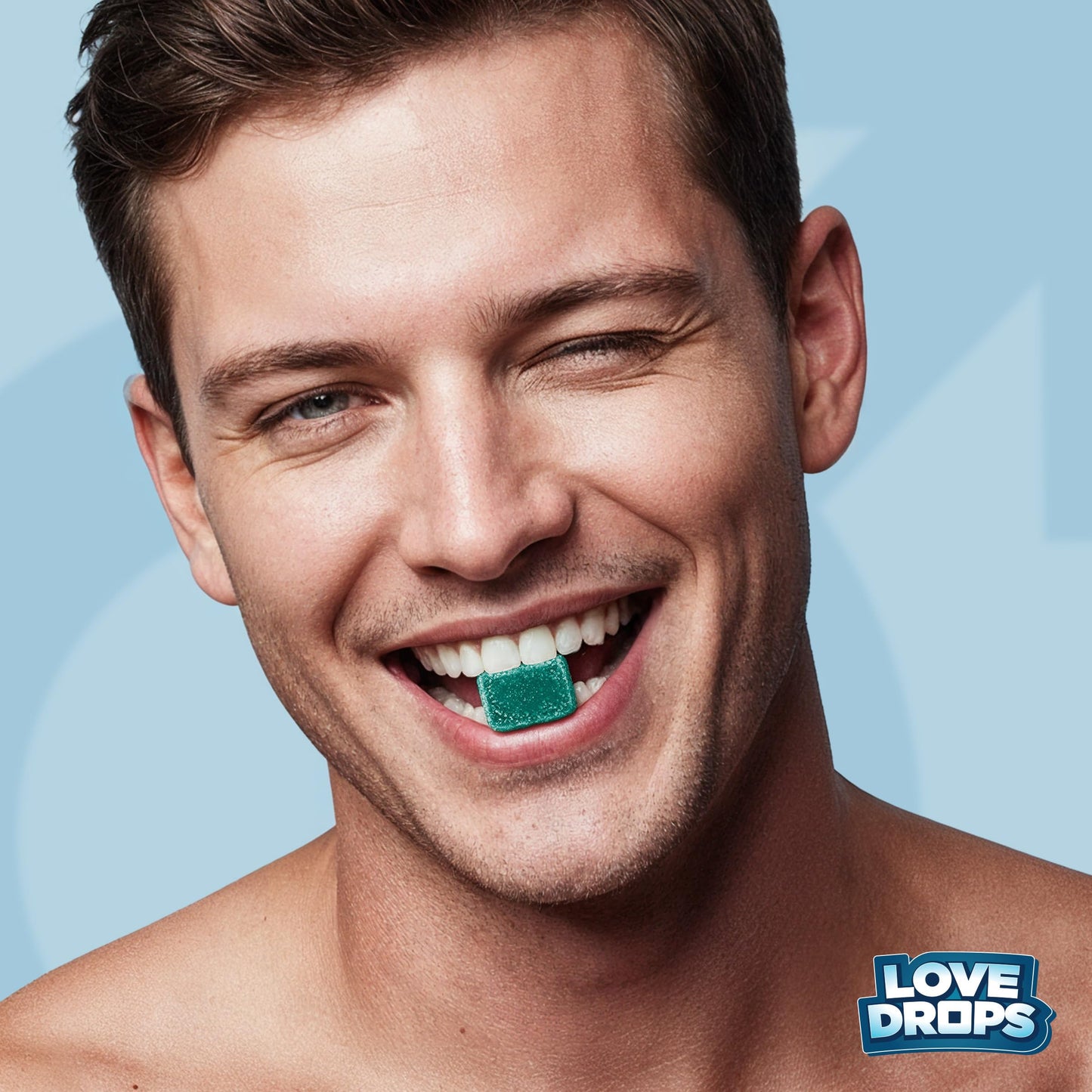 Lovedrops Sexual Enhancement Gummies for Him - Hard, 8 Gummies