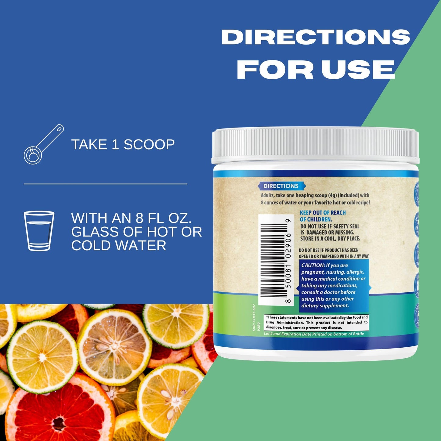 WHOLE WORLD WELLNESS Premium Hydration Fruit Punch Powder, 8.5 oz
