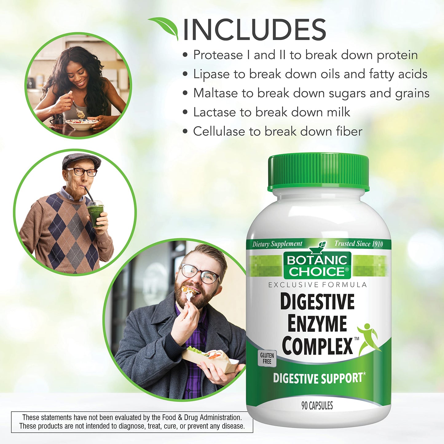 Botanic Choice Digestive Enzyme Complex Capsule 90 Count