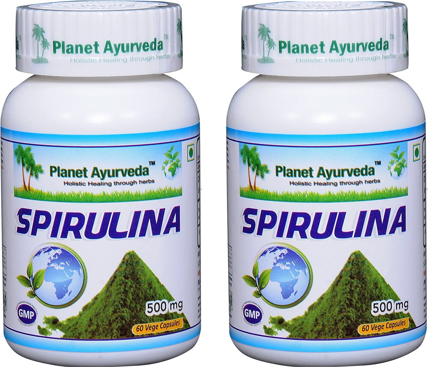 Planet Ayurveda Spirulina Capsules 120 Count