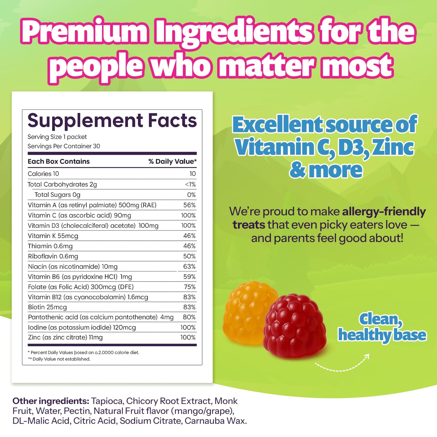 Jelly.Boo Kids Daily Multivitamin Gummy 1 Count