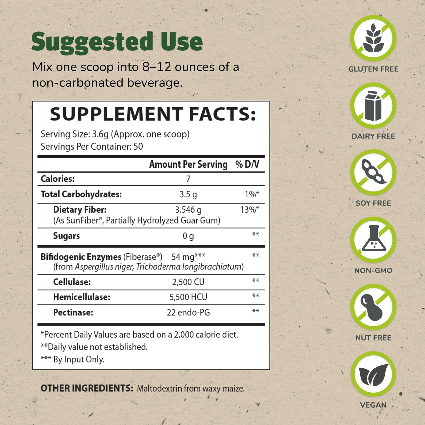 TruFiber Prebiotic Fiber Powder, 12.7 oz
