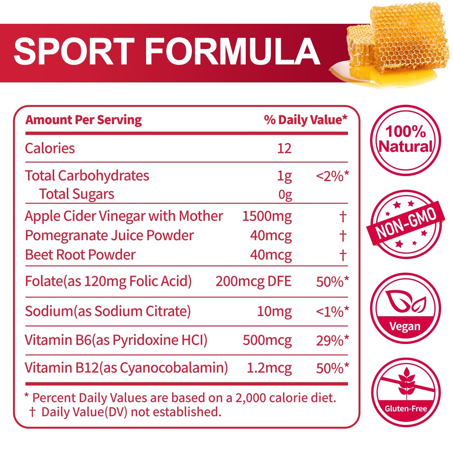 KGGCDD Apple Cider Vinegar Gummies 120 Count