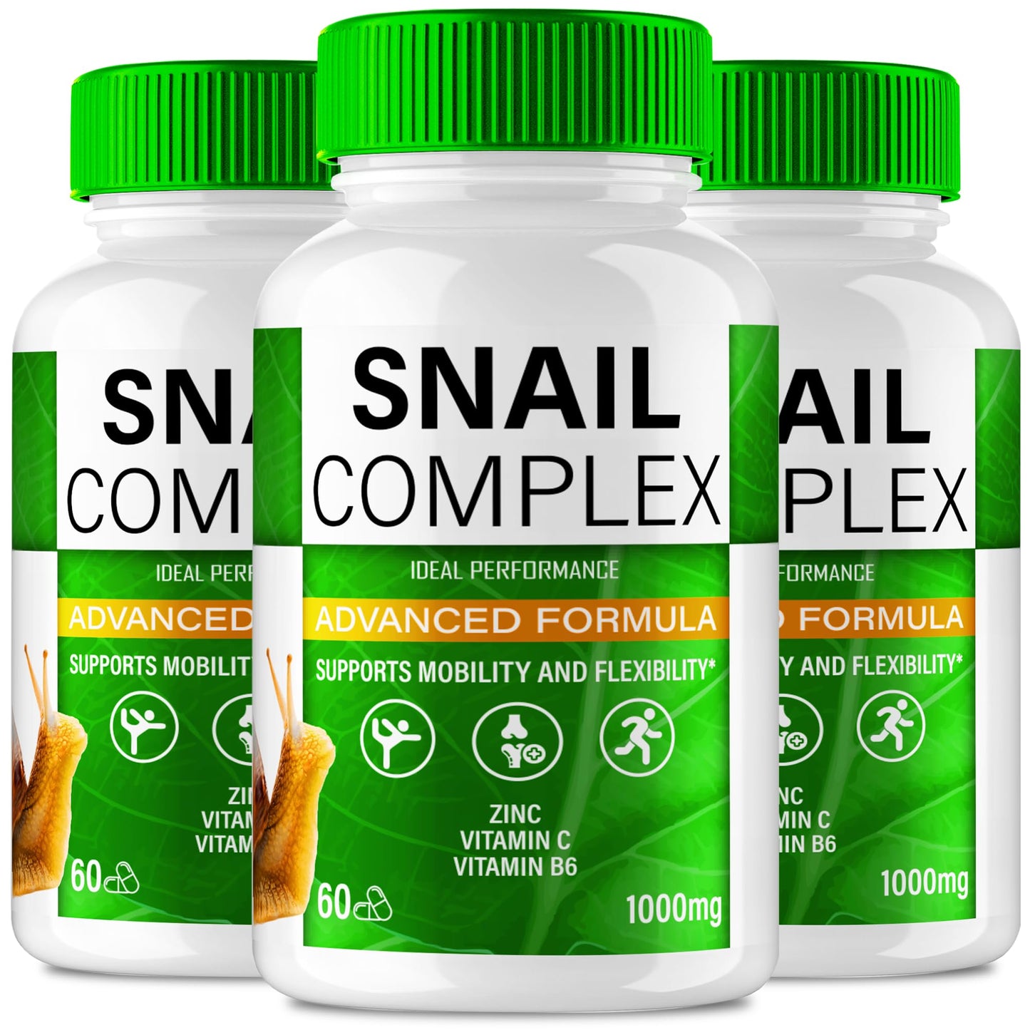 IDEAL PERFORMANCE Snail Complex Capsules, 180 Count