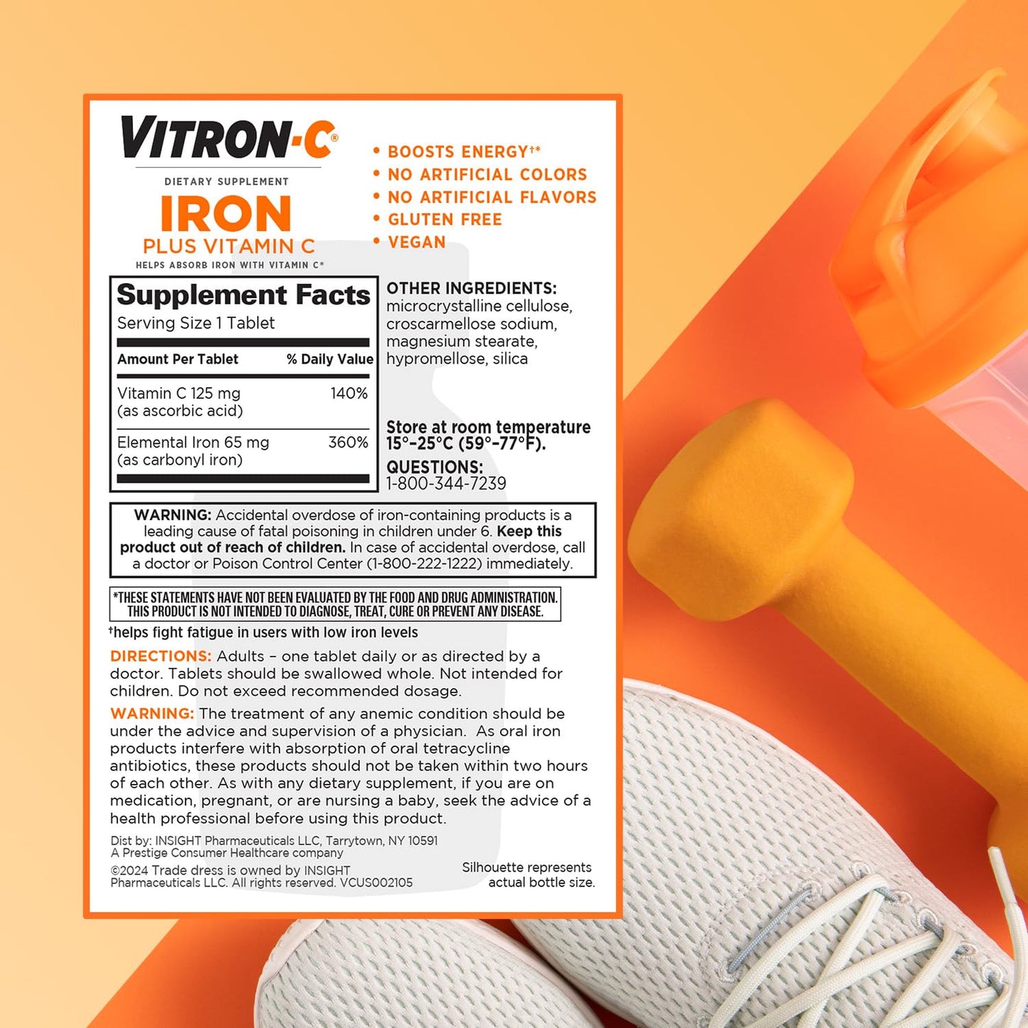 Vitron-C Iron Supplement Tablet 60